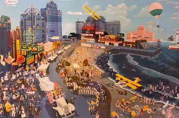 Boardwalk Atlantic City 1986 Limited Edition Print - Melanie Taylor Kent Boardwalk Atlantic City 1986 Limited Edition Print - Melanie Taylor Kent