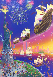 Christopher Columbus 2000 Limited Edition Print - Melanie Taylor Kent Christopher Columbus 2000 Limited Edition Print - Melanie Taylor Kent