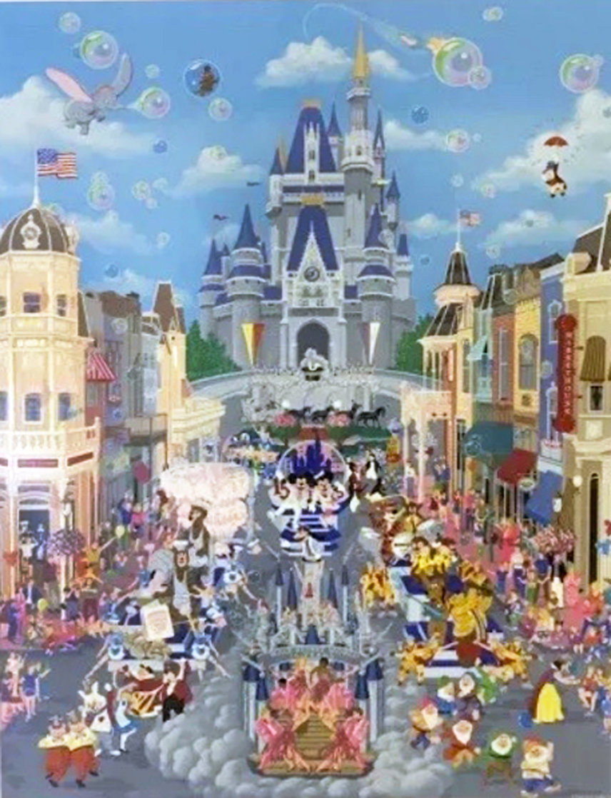 Walt Disney World 15th Anniversary AP 1987 Limited Edition Print by Melanie Taylor Kent Walt Disney World 15th Anniversary AP 1987 Limited Edition Print by Melanie Taylor Kent