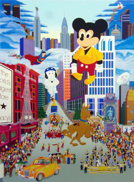 Macy's Thanksgiving Day Parade 1983 - New York, NYC Limited Edition Print by Melanie Taylor Kent