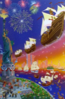 Christopher Columbus 500th Anniversary 1992 Limited Edition Print - Melanie Taylor Kent Christopher Columbus 500th Anniversary 1992 Limited Edition Print - Melanie Taylor Kent