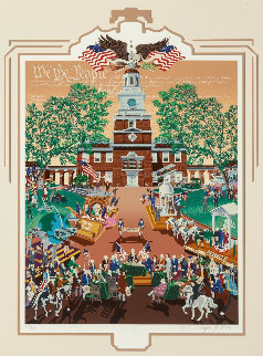 Constitution 200 AP 1987 Limited Edition Print - Melanie Taylor Kent Constitution 200 AP 1987 Limited Edition Print - Melanie Taylor Kent
