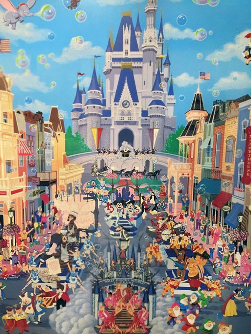 Melanie Taylor Kent Walt Disney World 1987 Serigraph 30x23 by Melanie ...