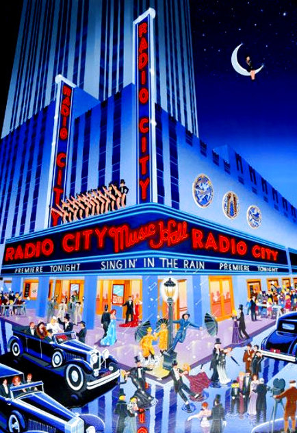 Radio City Music Hall AP 1989 w Remark - New York - NYC Limited Edition Print by Melanie Taylor Kent