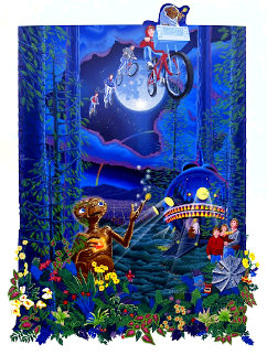 E.T. the Extra Terrestrial w/ Remarque AP 1992 Limited Edition Print - Melanie Taylor Kent