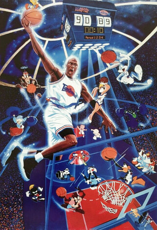 Space Jam 1996 - Huge Limited Edition Print - Melanie Taylor Kent