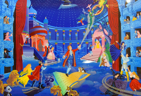 Tribute to Mozart 1990 - Huge Limited Edition Print - Melanie Taylor Kent