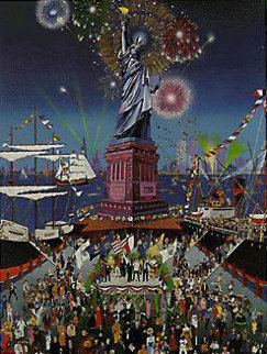 Statue of Liberty Centennial Artist Proof Remarque 1986 Limited Edition Print - Melanie Taylor Kent Statue of Liberty Centennial Artist Proof Remarque 1986 Limited Edition Print - Melanie Taylor Kent