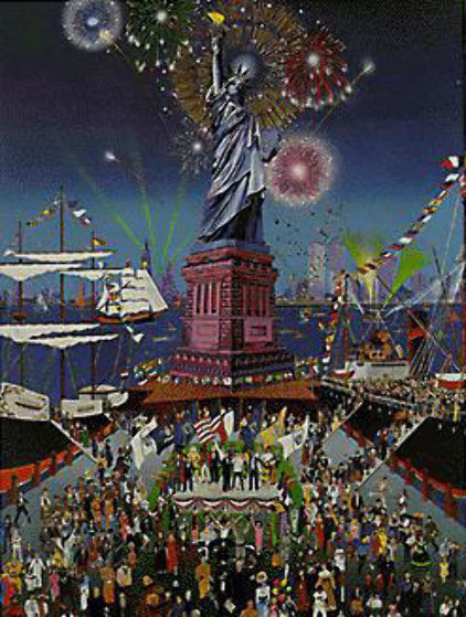 Statue of Liberty Centennial Artist Proof Remarque 1986 by Melanie