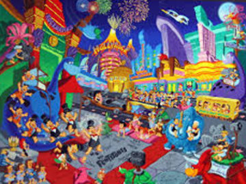 Flintstones 1990 Limited Edition Print - Melanie Taylor Kent Flintstones 1990 Limited Edition Print - Melanie Taylor Kent
