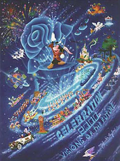 Mickey Mouse Visions of the Future 2000 Limited Edition Print - Melanie Taylor Kent Mickey Mouse Visions of the Future 2000 Limited Edition Print - Melanie Taylor Kent