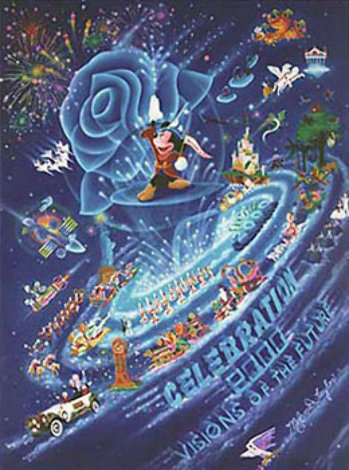 Mickey Mouse Visions of the Future 2000 Limited Edition Print - Melanie Taylor Kent