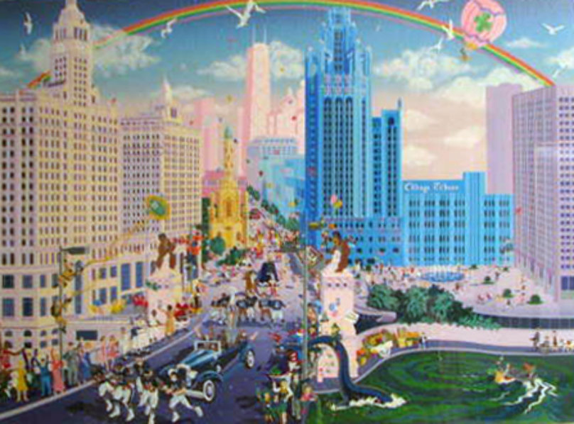 Augusta 16 Limited Edition Serigraph by Mark King - For Sale