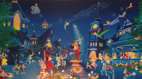 Fantasyland 1990 24x40 Huge Limited Edition Print - Melanie Taylor Kent