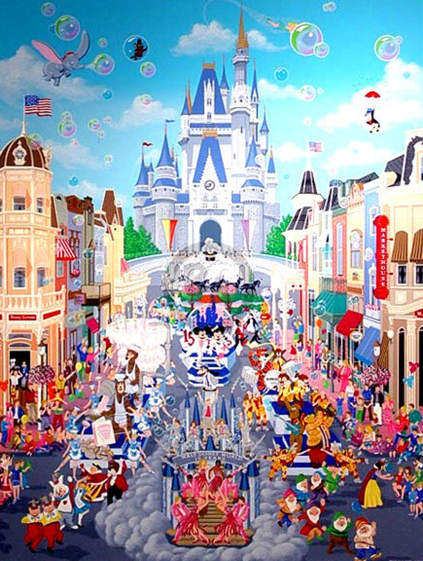 Walt Disney World 15th Limited Edition Print by Melanie Taylor Kent
