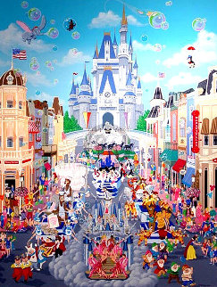 Walt Disney World 15th Limited Edition Print - Melanie Taylor Kent Walt Disney World 15th Limited Edition Print - Melanie Taylor Kent