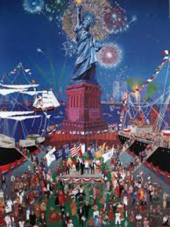 Statue of Liberty 1986 Limited Edition Print - Melanie Taylor Kent Statue of Liberty 1986 Limited Edition Print - Melanie Taylor Kent