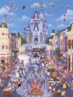 Walt Disney World 1987 Remarque Limited Edition Print - Melanie Taylor Kent Walt Disney World 1987 Remarque Limited Edition Print - Melanie Taylor Kent