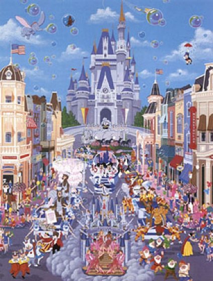 Walt Disney World 1987 Remarque by Melanie Taylor Kent - For Sale