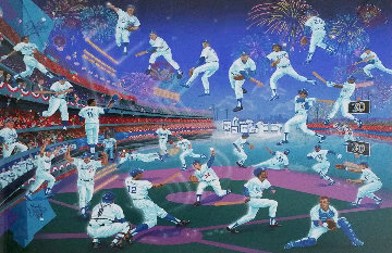 Dodger Stadium  30 Years of Memories 1993 with Remarque Limited Edition Print - Melanie Taylor Kent