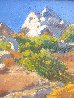 Topanga Rocks, Laguna Canyon 2005 46x56 Huge - California Original Painting by Mark Kerckhoff - 2