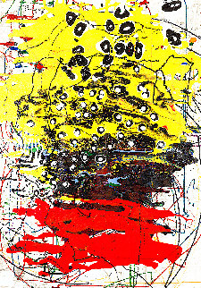 Nom De Guerre 2 2015 33x25 Original Painting - Ed Kerns Nom De Guerre 2 2015 33x25 Original Painting - Ed Kerns