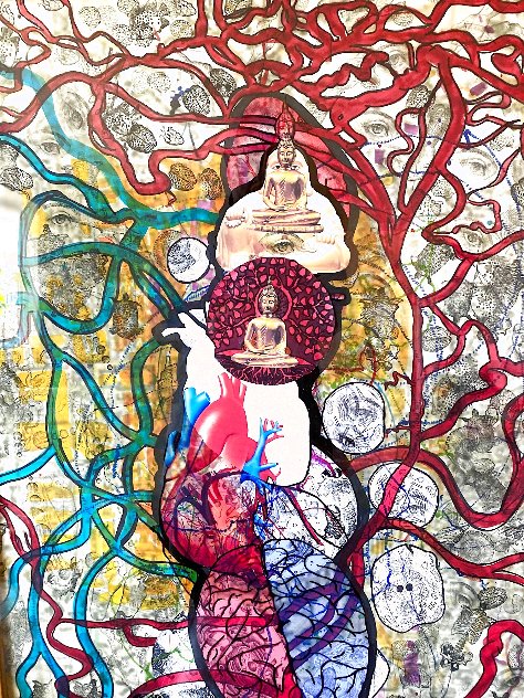 Brain, Body, Spirit 2021 37x29 Original Painting by Ed Kerns