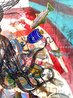 Octopus Meditations Series: Kelp King with Nine Brains 2023 32x32 Mixed Media on Canvas Original Painting by Ed Kerns - 1 Octopus Meditations Series: Kelp King with Nine Brains 2023 32x32 Mixed Media on Canvas Original Painting by Ed Kerns - 1