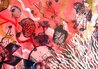 Inhabiting Time 2024 31x25 Mixed Media o Original Painting by Ed Kerns - 3 Inhabiting Time 2024 31x25 Mixed Media o Original Painting by Ed Kerns - 3