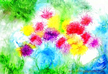 Birth 2015 29x36 Original Painting - Kamran Khavarani Birth 2015 29x36 Original Painting - Kamran Khavarani