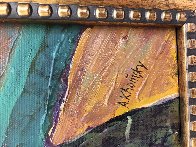 Beautiful Duo 29x29 Original Painting by Alex Khomsky - 2 Beautiful Duo 29x29 Original Painting by Alex Khomsky - 2