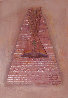 Double Pyramid II 2003 54x37 - Huge Original Painting by Alex Khomsky - 0