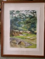 Augusta #12 Watercolor 31x39 Georgia Watercolor by Mark King - 1 Augusta #12 Watercolor 31x39 Georgia Watercolor by Mark King - 1