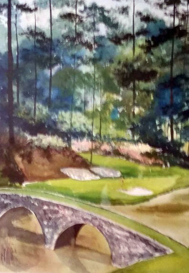 Augusta #12 Watercolor 31x39 Georgia Watercolor by Mark King Augusta #12 Watercolor 31x39 Georgia Watercolor by Mark King