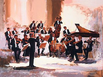 Concerto For Harpsicord 1989 Limited Edition Print - Mark King Concerto For Harpsicord 1989 Limited Edition Print - Mark King