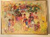 Carnival 1974 36x48 (Early) Huge Original Painting by Mark King - 1