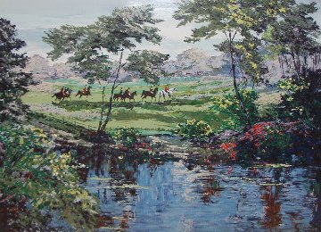Morning Hunt (Equestrian) 1990 Limited Edition Print - Mark King Morning Hunt (Equestrian) 1990 Limited Edition Print - Mark King