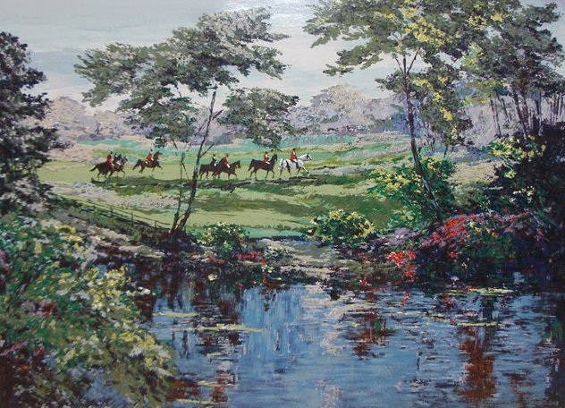 Morning Hunt (Equestrian) 1990 Limited Edition Print by Mark King