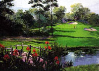 Golf Landscape 1990 Limited Edition Print by Mark King - 1 Golf Landscape 1990 Limited Edition Print by Mark King - 1