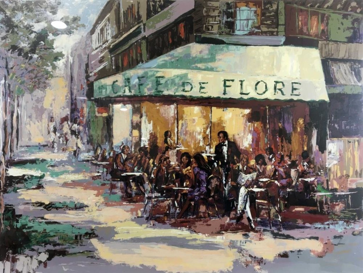 Cafe De Flore 1989 Limited Edition Print by Mark King