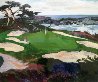 Cypress Point # 15 1988 32x40 Huge Limited Edition Print by Mark King - 0