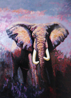 Lone Tusker 2005 Limited Edition Print - Mark King