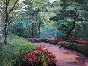 Spring Promenade 1994 42x54 Huge Original Painting by Mark King - 0