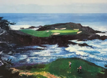 Fifteenth At Cypress Point 1994 Limited Edition Print - Mark King Fifteenth At Cypress Point 1994 Limited Edition Print - Mark King