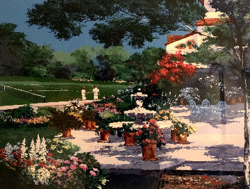 Tennis Landscape 1989 Limited Edition Print - Mark King Tennis Landscape 1989 Limited Edition Print - Mark King