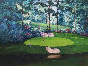 Augusta #12 - Amen Corner 2013 41x51 Huge - Golf Original Painting by Mark King - 0