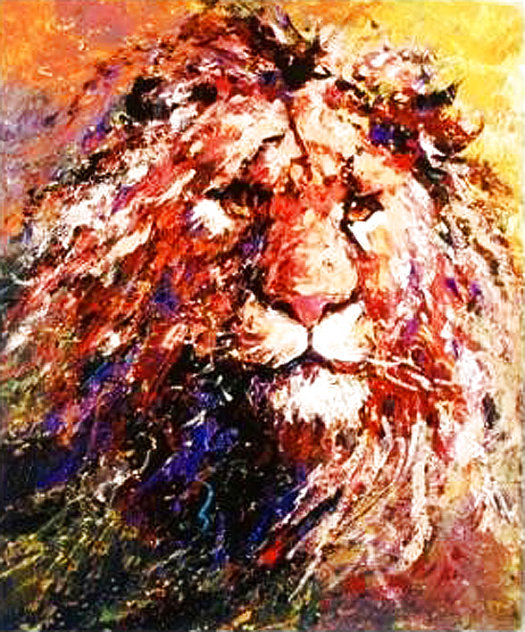 Lion Head AP 2009 Limited Edition Print by Mark King