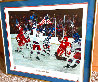 Golden Goal 1981 U.S. Vs Russia - Hockey Limited Edition Print by Mark King - 1