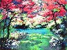 Cherry Blossom Corner HC 1991 - Huge Limited Edition Print by Mark King - 0