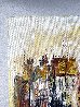 Untitled Cityscape 24x20 - Very Early Work - Paris, France Original Painting by Mark King - 3